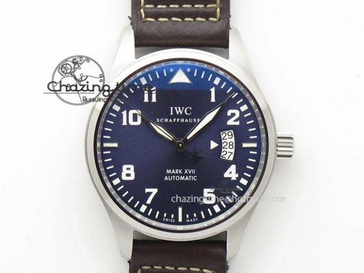 MIROTIME 0505 Durable Big Pilot IW329702 M+F 1:1 Best Edition Green Dial on Green Leather Strap MY 7006